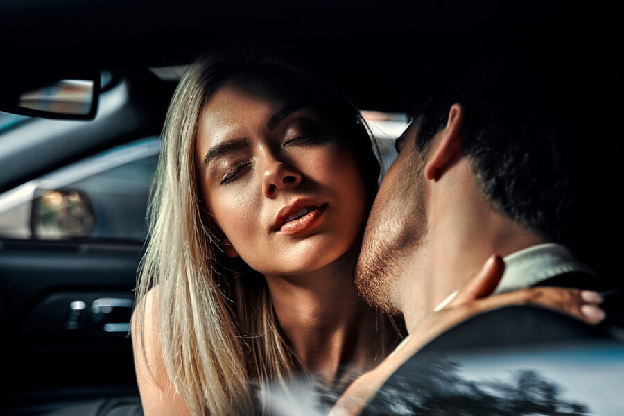 mature women dating in a car